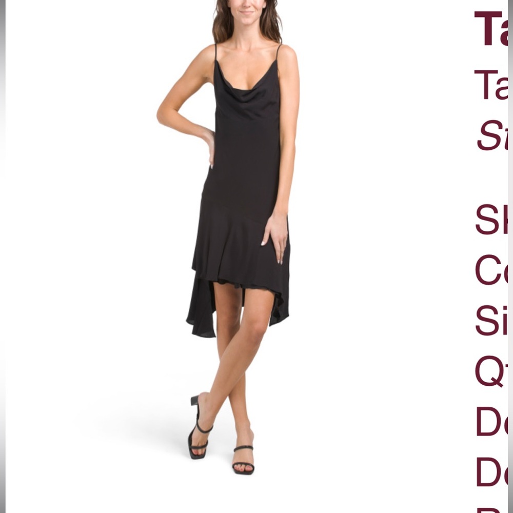 Steve Madden sleeveless satin dress